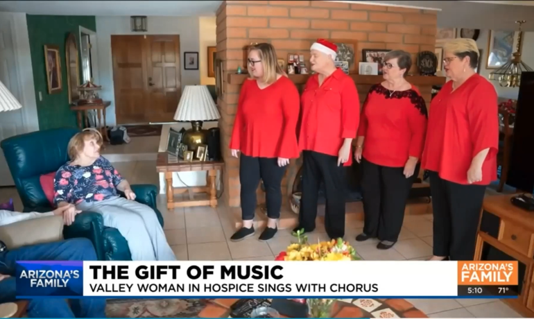 Social worker surprises Scottsdale 87-year-old with the gift of music