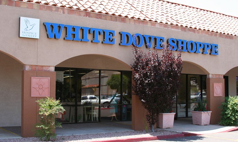 White Dove Thrift store building