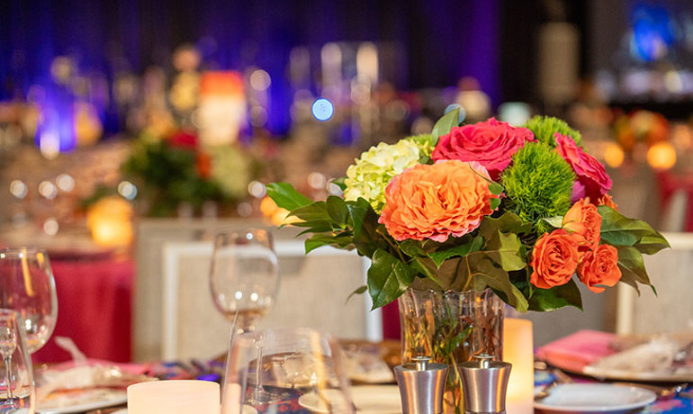 aaha event decorated table